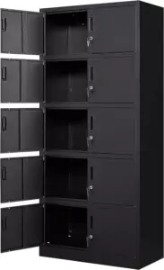 Yizosh Metal Garage Storage Cabinet