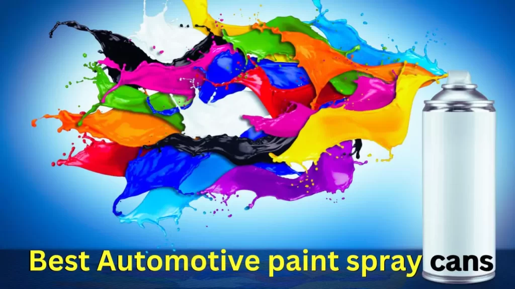 Automotive paint in spray cans