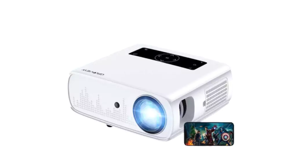 GROVIEW Projector, 15000lux 490ANSI Native 1080P WiFi Bluetooth Projector