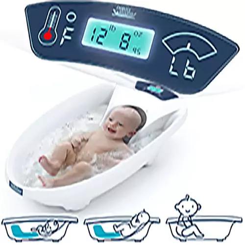 Aqua scale baby bath