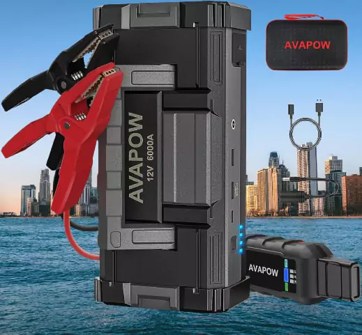 AVAPOW 6000A Car Battery Jump Starter