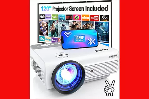 Projector-4K-with-WiFi-and-Bluetooth-Supported