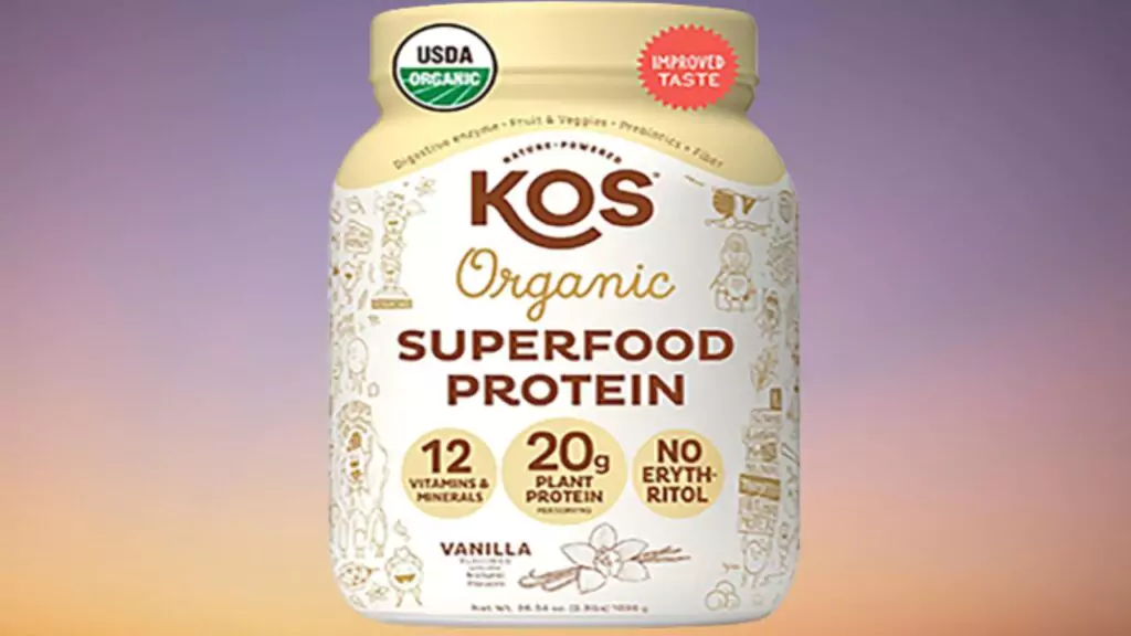 KOS Vegan Protein Powder Erythritol Free