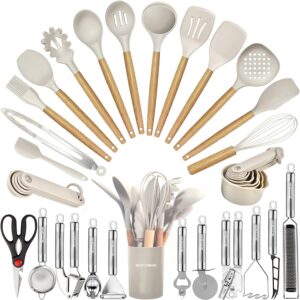 Heat Resistant Cooking Utensil Set (35 pcs) for Nonstick Cookware