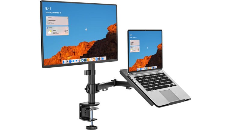 Computer monitor stands for desk