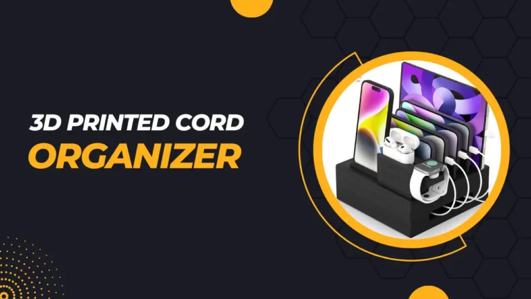 3d printed cord organizer