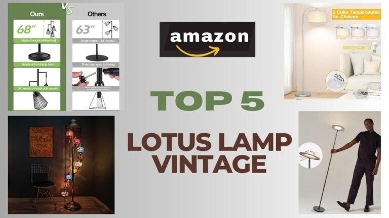 Lotus Lamp Vintage