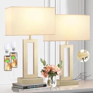 Beautiful table lamps for living room elegance