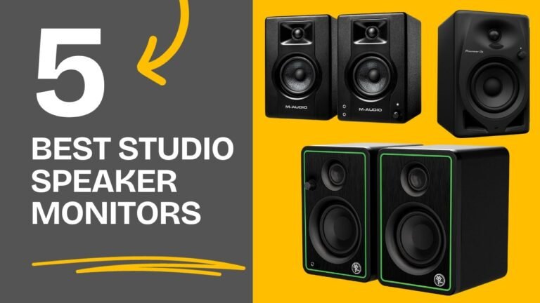 Best studio speaker monitors