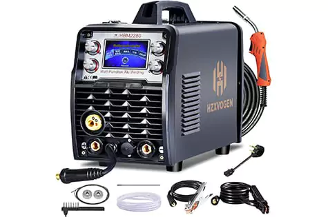 HZXVOGEN-250A-Aluminum-MIG-Welder-6-in-1