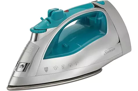 Sunbeam Steam Master Iron-1400W Retractable Cord, Anti-Drip, Auto Shut-Off