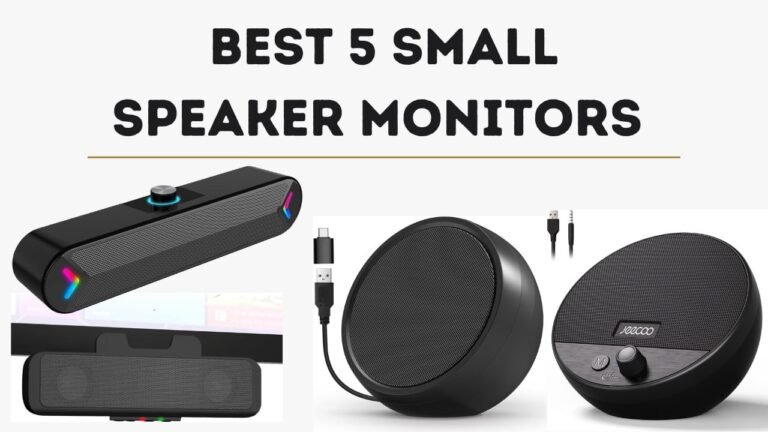 Small speaker monitors
