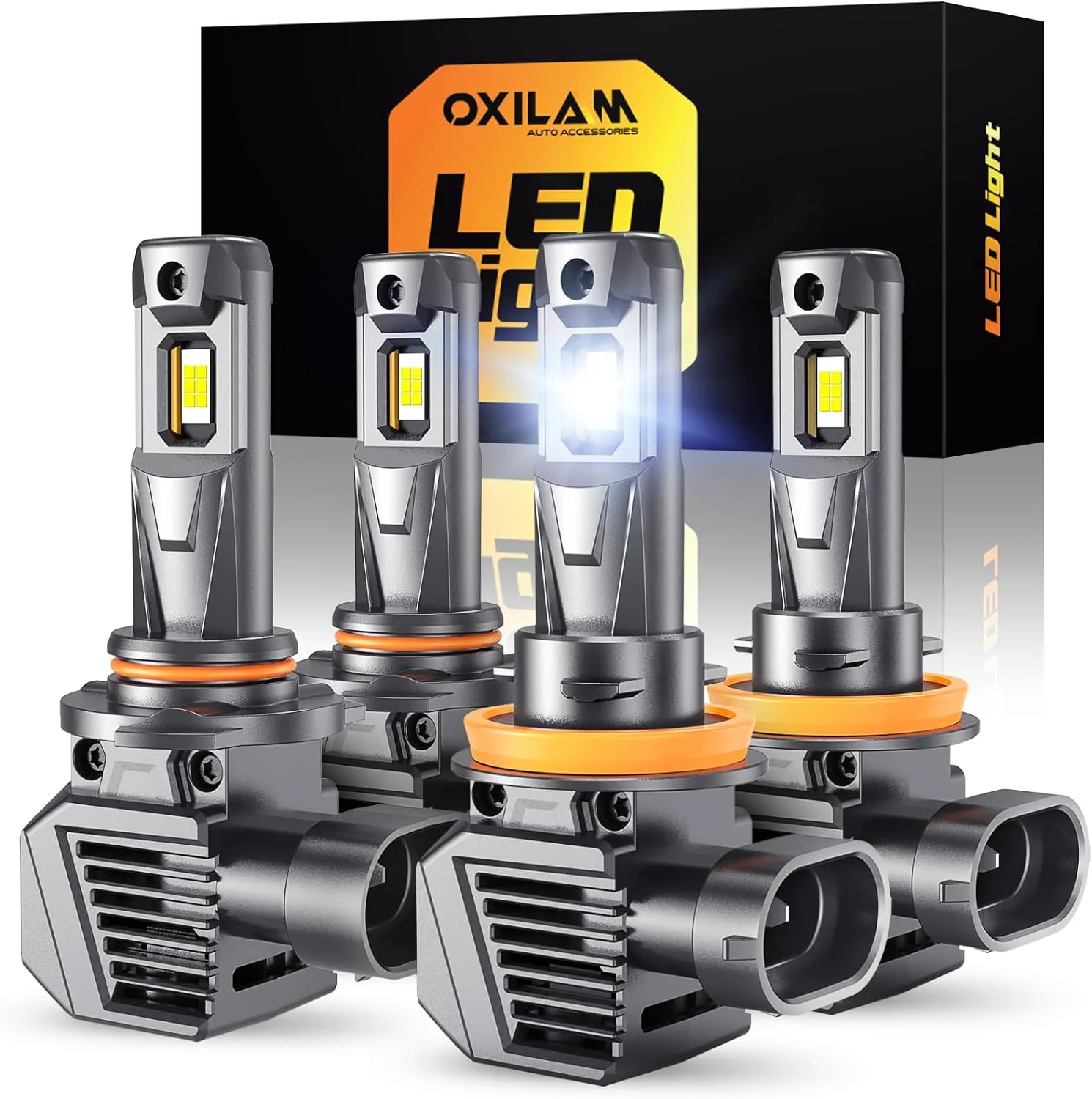 Unleashing Brilliance: OXILAM H11 9005 LED Light Bulbs Combo Review