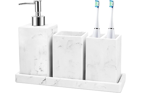 FoverOne-White-Marble-Bathroom-Accessory-Set_1