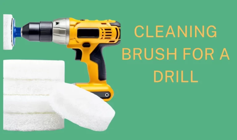 Cleaning brush for a drill