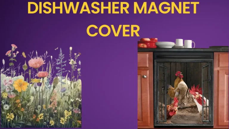 Dishwasher magnet cover