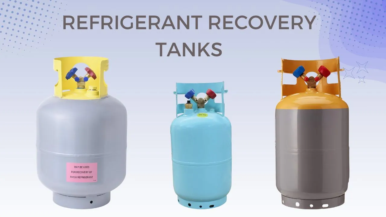 refrigerant recovery tanks