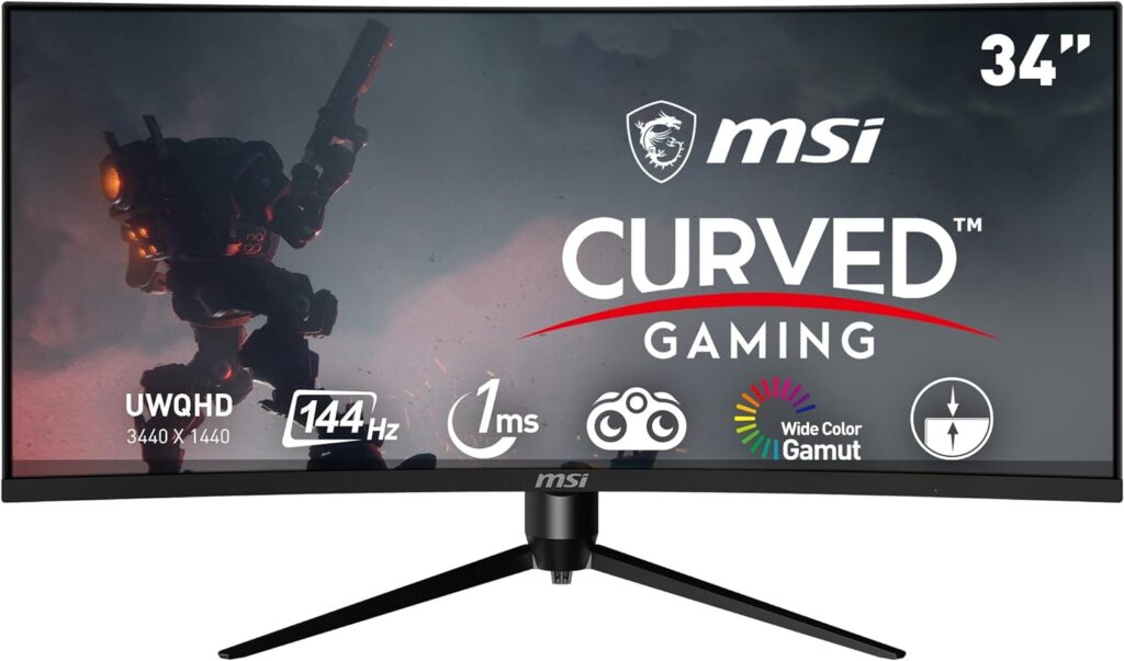 MSI Optix MAG342CQR 1500R Curvature